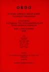 ORDO DIVINI OFFICII RECITANDI SACRIQUE PERAGENDI 2018
