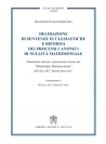 DELIBAZIONE DI SENTENZE ECCLESIASTICHE E RIFORMA DEI PROCESSI CANONICI DI NULLITA' MATRIMONIALE