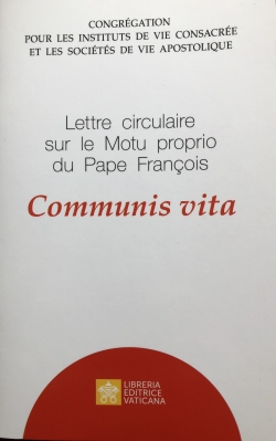 LETTRE CIRCULAIRE SUR LE MOTU PROPRIO DU PAPE FRANCOIS
