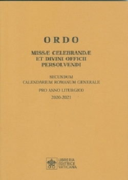 ORDO MISSAE CELEBRANDAE ET DIVINI OFFICII PERSOLVENDI 2020-2021