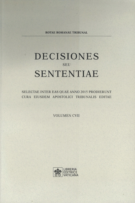 DECISIONES SEU SENTENTIAE 107/2015