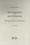 DECISIONES SEU SENTENTIAE 107/2015